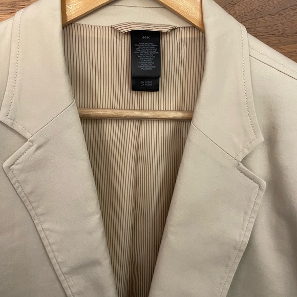 CREAM BLAZER - 44R - CLAIBORNE - Picture 4 of 14